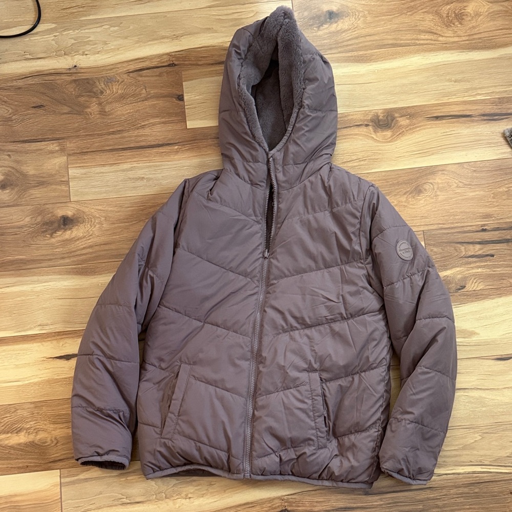 Abercrombie & Fitch Taupe Puffer Jacket